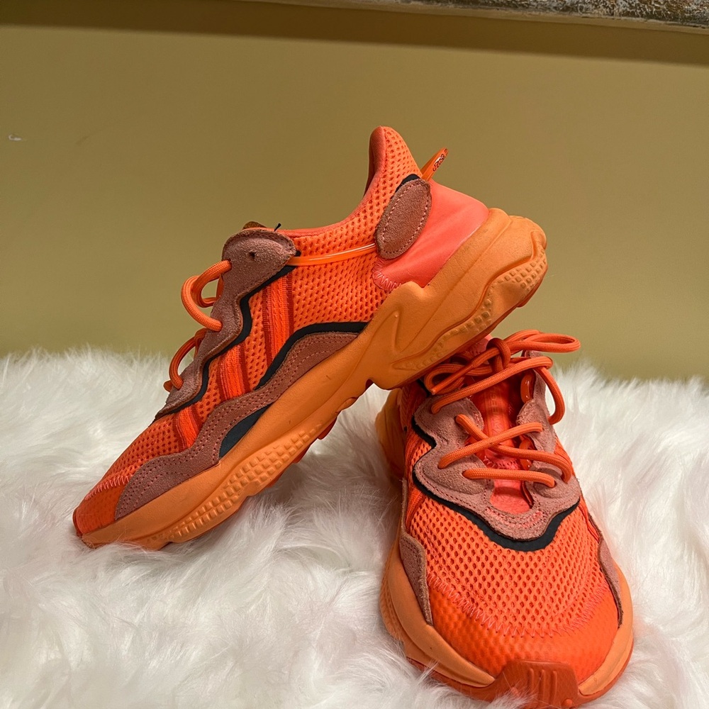 Vibrant Orange Kids Shoes